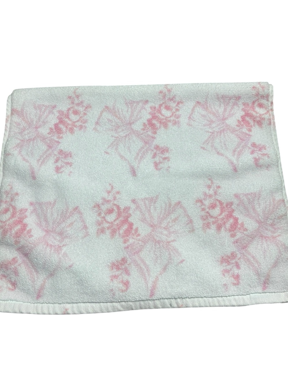 Love shack fancy 100% organic cotton thick decorative towel pink bow‎ coquette